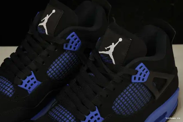 Cheap Kickmax CT8527-018 Jordan Retro Black 4 Game Royal 0519